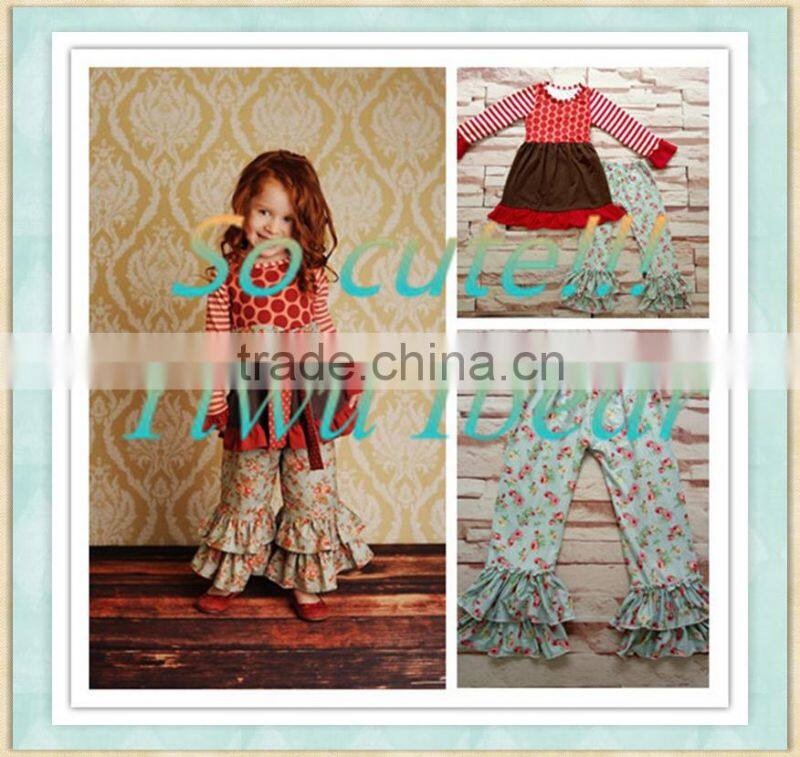 Baby girls boutique clothing kids halloween skull print long sleeve top and icing Pants outfits clothes