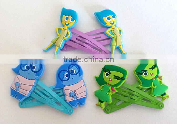 inside out cartoon characters decorative kids hairgrips