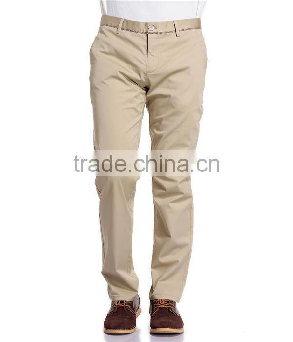 High quality hot sale 100% cotton latest design pants men trousers
