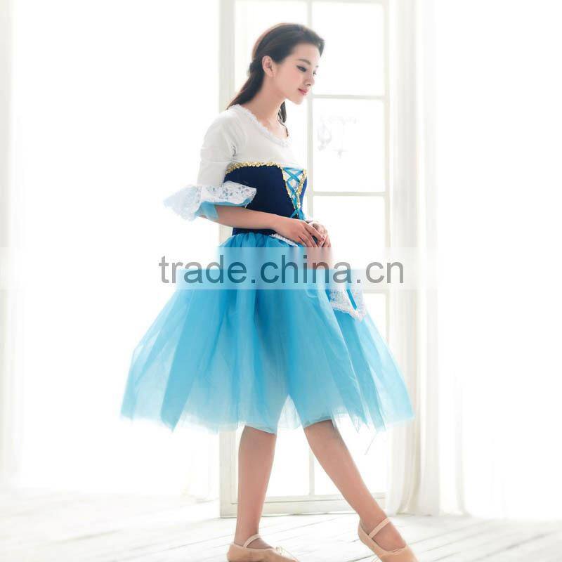 2014 girls competition dance wear tutu dress costume kids&teen -princess girls dress costume-shiny country girl ballet dance