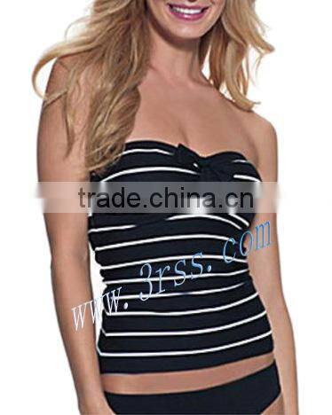 women sexy stripe tankinis swimwear 2013
