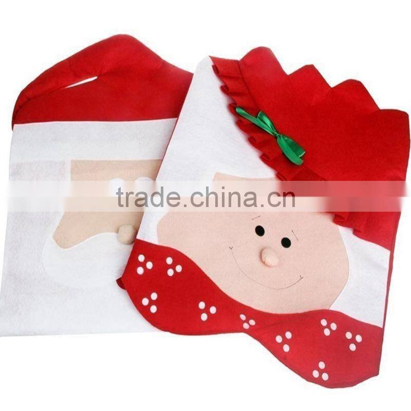 Hot Sale Christmas Decoration Santa Claus Chair Cover Home Goods