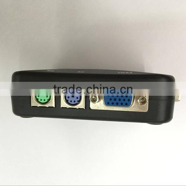 2017 New PS/2 200 MHz Plastic 2 Port KVM Switch