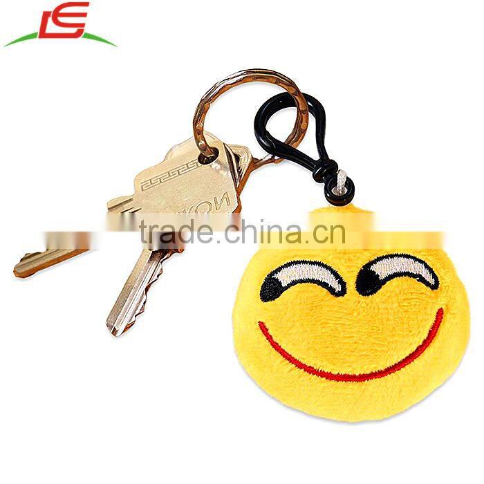 Plush Decorations Party Supplies Gifts Emoji Keychain For Festival Kids