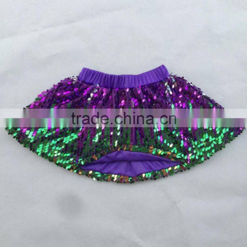 The Newest Design Girl Dress Wholesale Kids Clothes Scale Pattern Sequin Baby Skirt