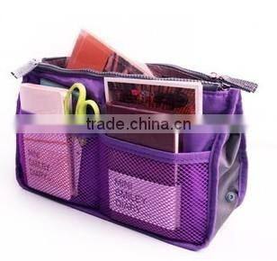 wholesale red women organizer bag in bag