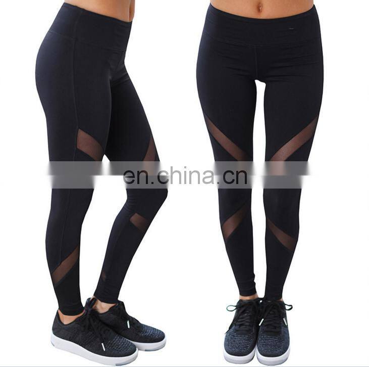 2017 Girls Fashion Mesh Leggings Underwear Fitness Gym Yoga