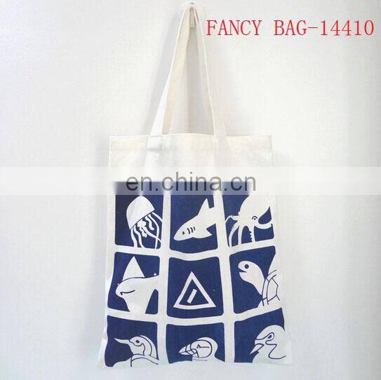 fashionable pure cotton portable shopping bag