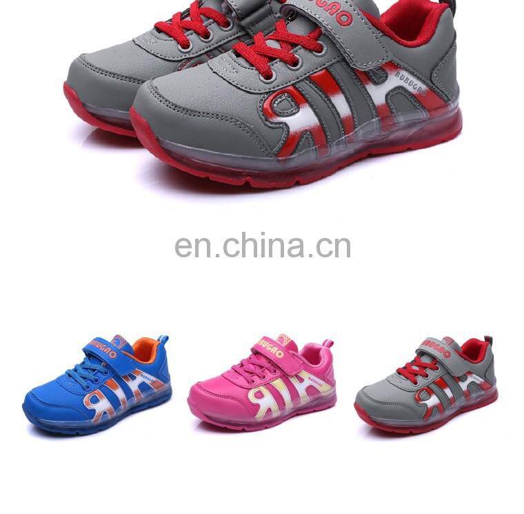 Latest AIR Led light up shoes Children kids led shoes sneakers Wholesale footwear