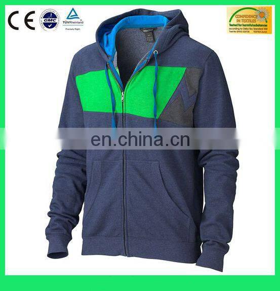 Men's 80/20 CVC fleece jacket hoodie(6 Years Alibaba Experience)