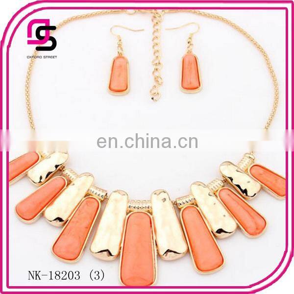 New arrival style short necklace earring Jewelry Set 2014