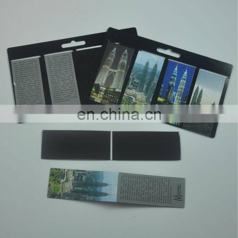 2016 New arriver custom magnetic bookmark with magnet for sale