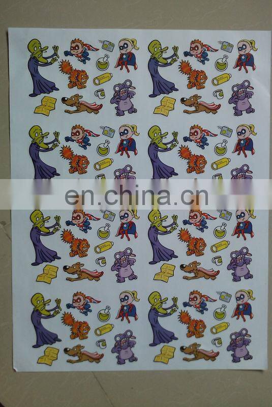 Hot Selling Promotional printed cartoon vinyl sticker