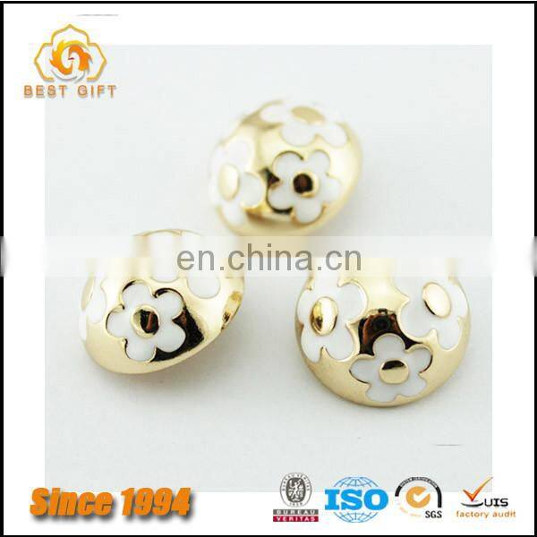 Guangdong Factory Wholesale Custom Garment Accessories Jacket Gold Metal Flower Zippers