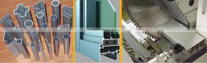 double head cutting saw for aluminum and upvc profile/window machine