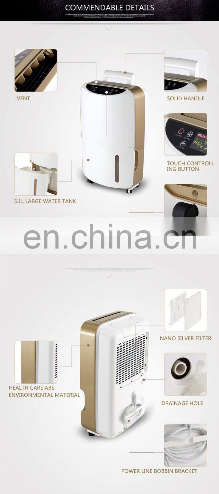 High Temperature Dehumidifier for home use 220V