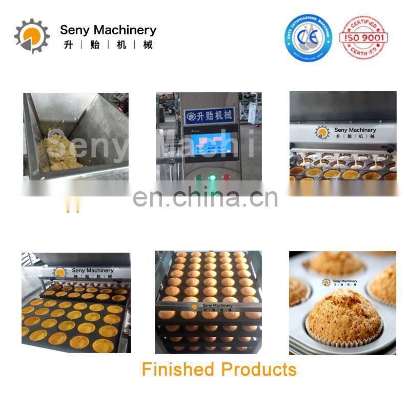 Full automatic cup cake machinery / Cup cake making machine / cookies machine