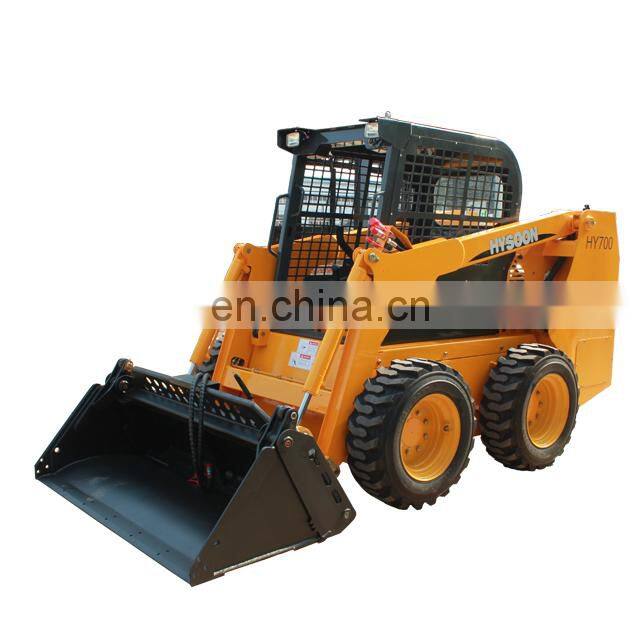 mini skid steer loader backhoe excavator 4 in 1 bucket