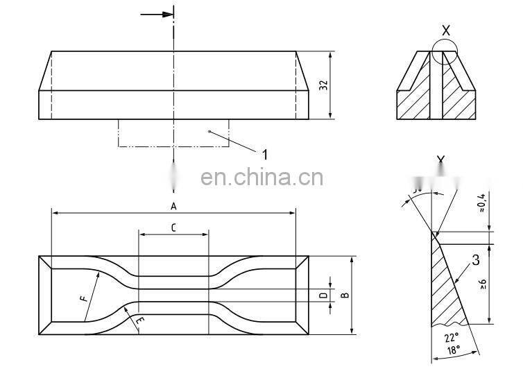 ASTM D412 Rubber Plastic tensile specimen making machine