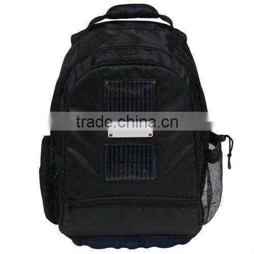 Sports shoulder backpack with solar