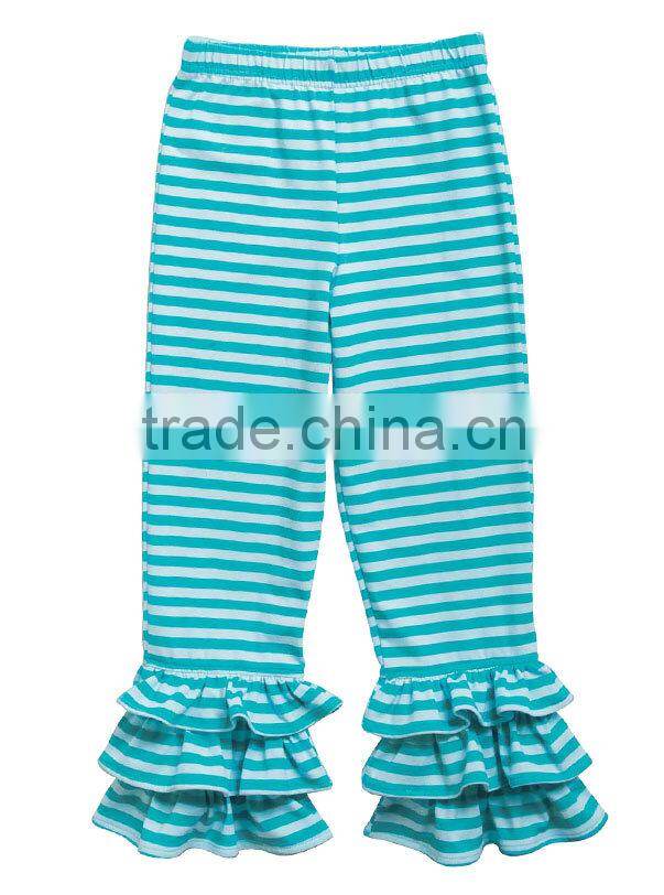 2014 New design Lace ruffle pants Girls Jeans Ruffle childrens boutique clothing