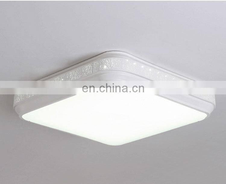 Factory Sale Modern Rectangular LED Ceiling Light Acrylic Iron Living Room Lighting