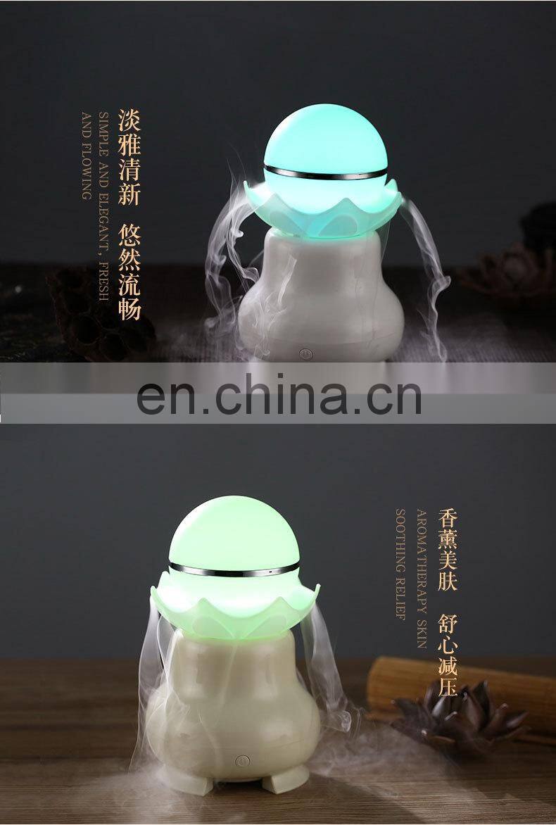 New arrival 500ml ultrasonic aroma essential oil diffuser with 7 color lights