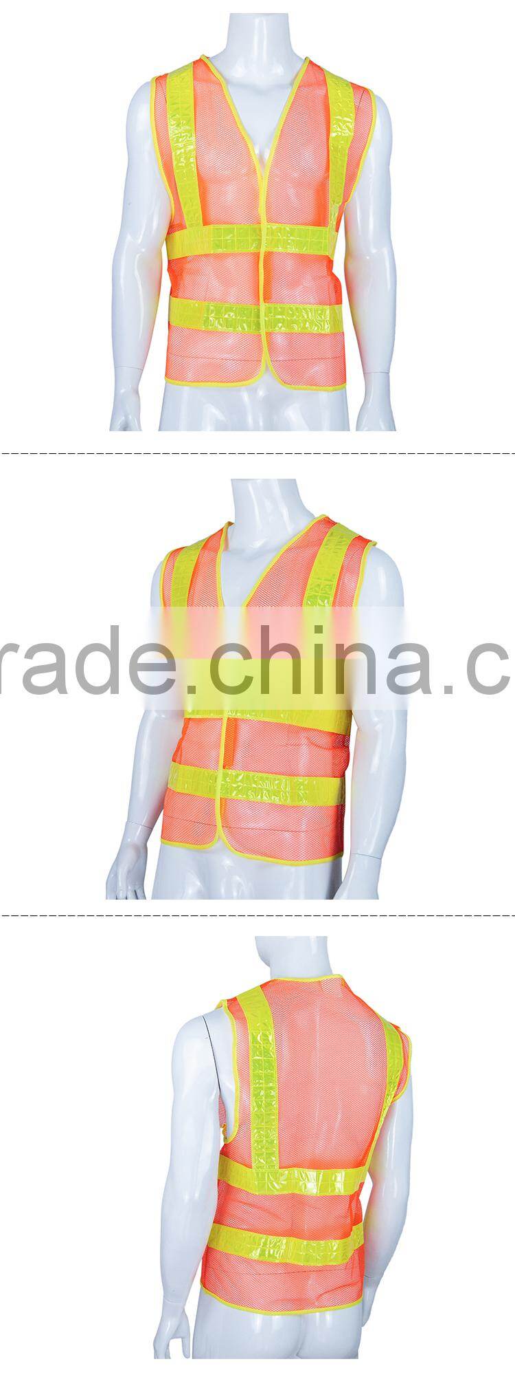 Cheap high visible road safety reflective vest RF001