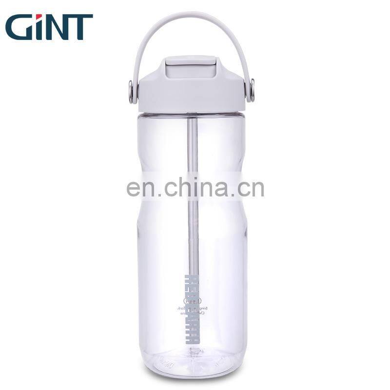 GINT 680ml Durable Summer Best Cold Customer Color Water Bottle with Straw