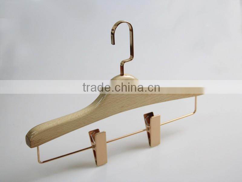 AN1603-004 luxury wooden children clothes hanger for kids