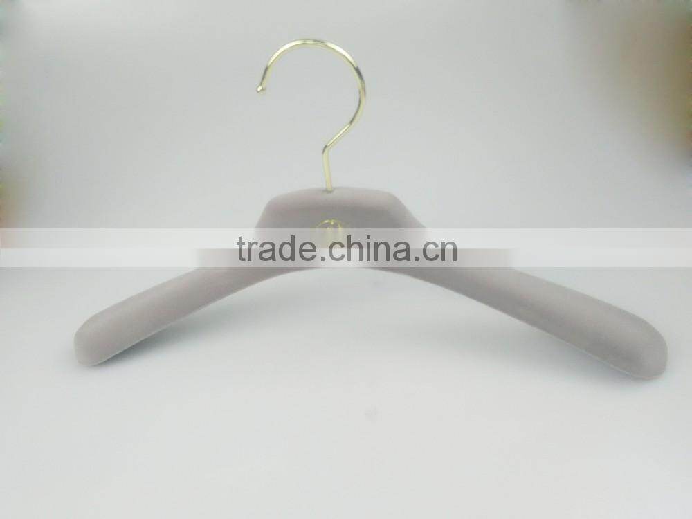HA7068 gray fashionable new style clothes hanger plastic coat hanger