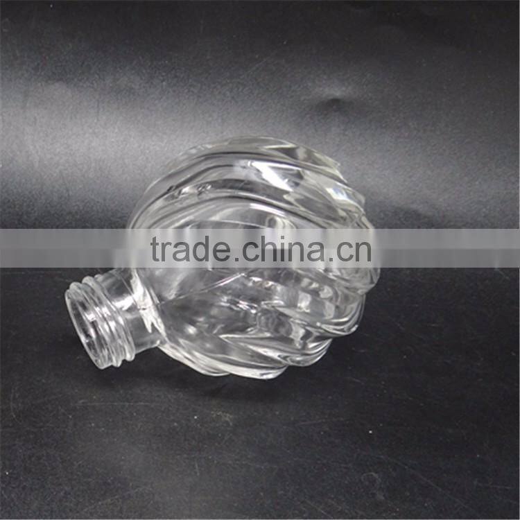 120ml glass material clear color aroma diffuser bottles with aluminum caps
