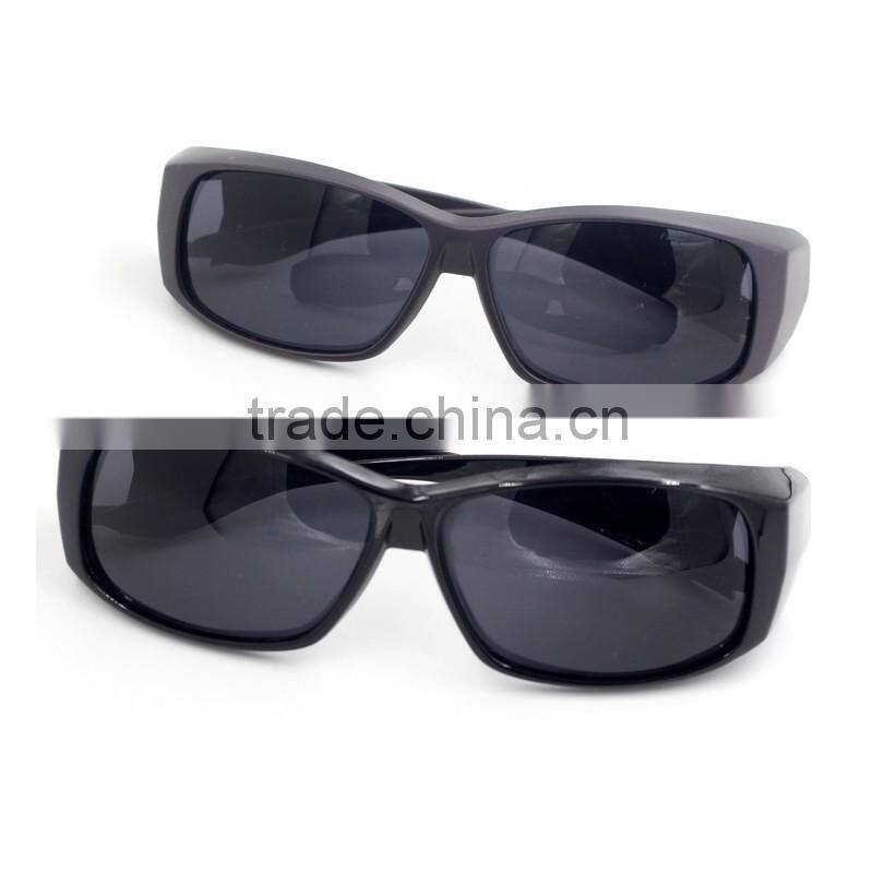 Vintage custom frame dark lens sunglasses black frame cycling driving fishing running riding outdoor sports