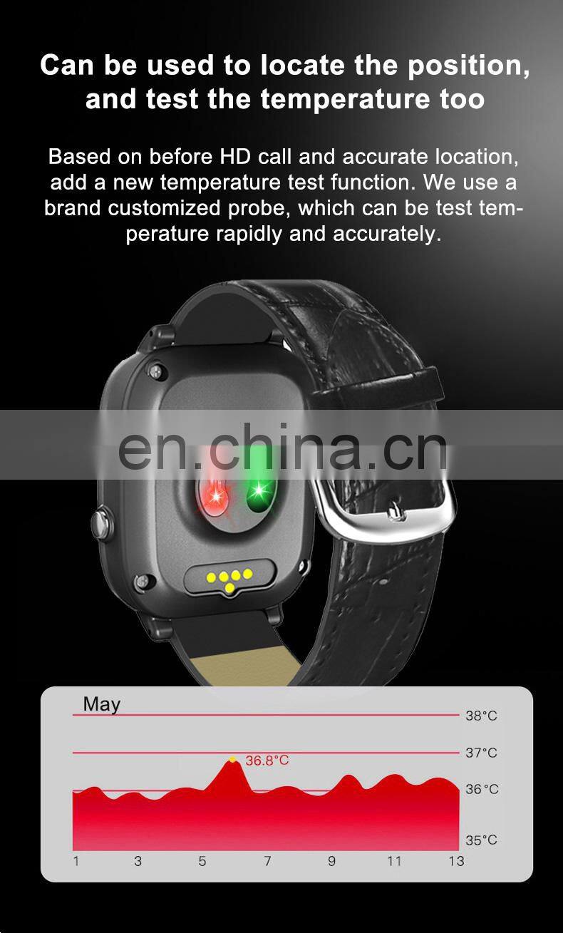 TOP Sale 4G T5S GPS WIFI Video Call Kids Elderly Smart watch, SOS Fall Down Detection Heart Rate Smartwatch wearable devices