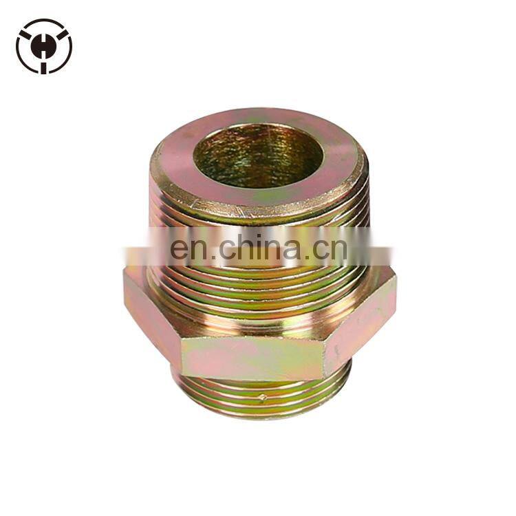 Good supplier high temp double sealing compression fitting metal male straight brass pipe fittings