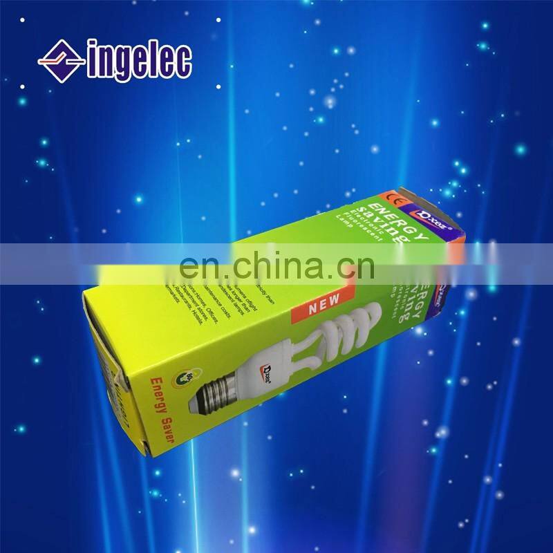 China Futian market CE approved full spiral 2U or spiral cfl Energy Saving Bulb Energy saving 2u bulb