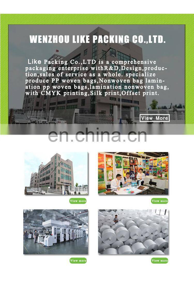 Factory Produce New Empty Standard PP Woven Fertilizer Printed Plastic Packing Sack 25KG 50kg 100KG Rice Bag