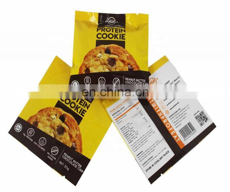 Custom back sealing biscuit wrappers packaging packaging.