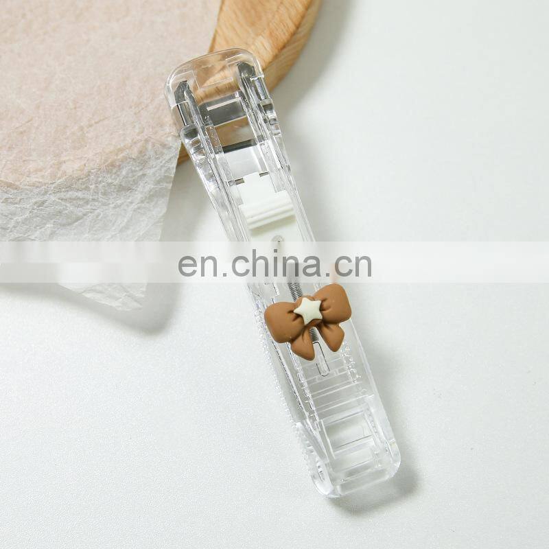New Push Clip Stapler Staple Remover Binder Push Clamp Tape Dispenser Paper Clips Office Supplies Set Desktop Supplies