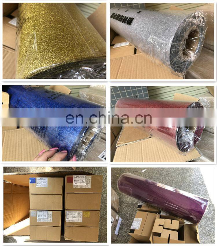 korea quality Hot sell heat transfer glitter vinyl For Clothing T-Shirt