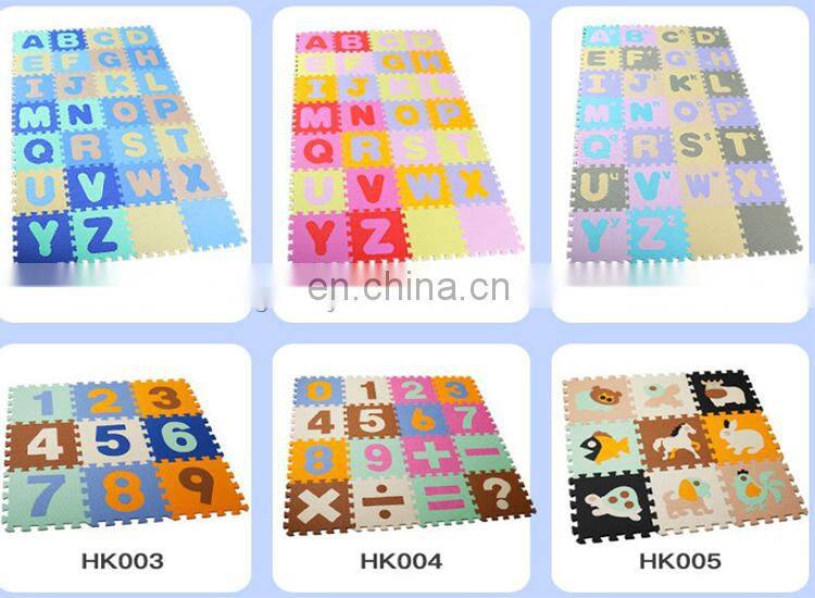 Colorful eva foam puzzle mat play mats 60x60
