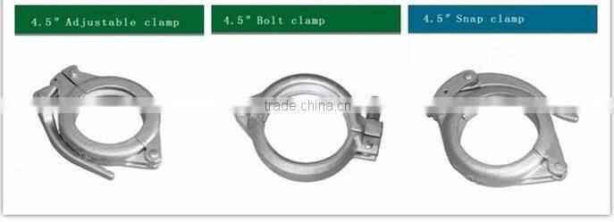 DN125 casted pipe coupling for boom