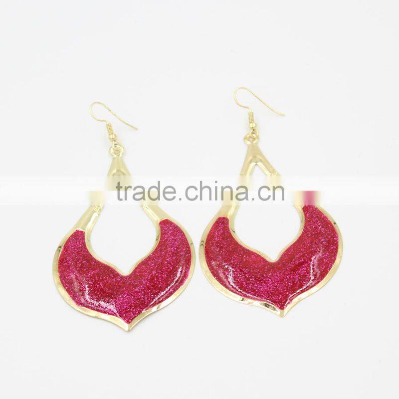 12 Pairs A Lot Six Colors Mixed Wholesale Multicolor Epoxy Earring,Latest Earring Jewelry Huggie Earrings