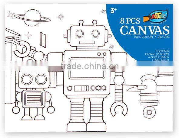 Selling children canvas painting and drawing board, safety and no pollution