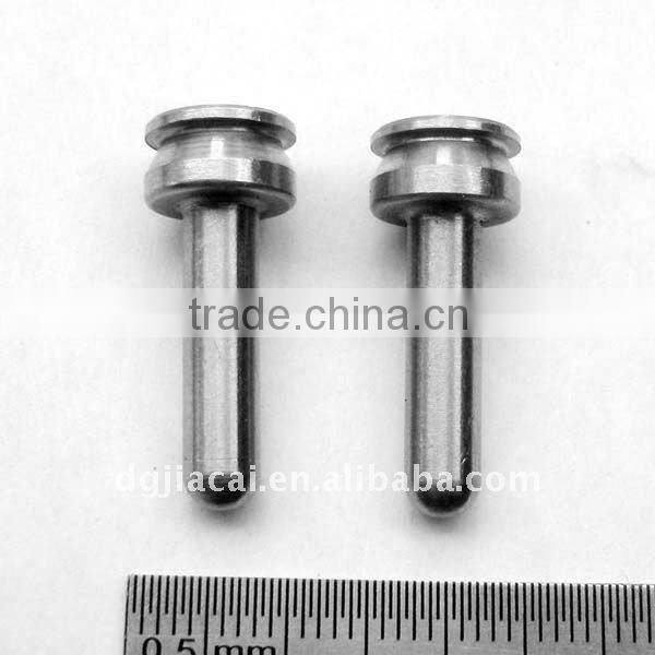 stainless steel button or rivet hardware parts or machined parts used for certain aspect
