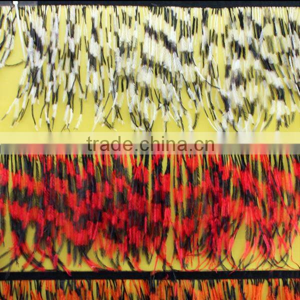 ostrich feather boa decorations/ ostrich feather fringe