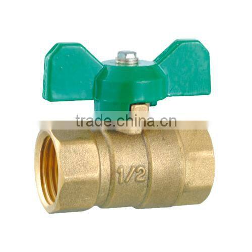 HR2070 brass ball valve with butterfly handle