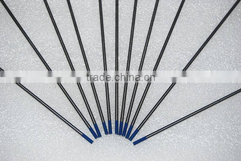 WL20 Lanthanated 3/32'' tungsten tig welding electrodes blue tip with10pieces/pack from Beijing