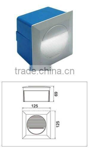 3w led recessed wall light