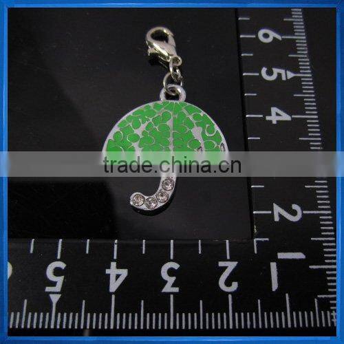 Shiny Enamel Umbrella Charm,DIY charms